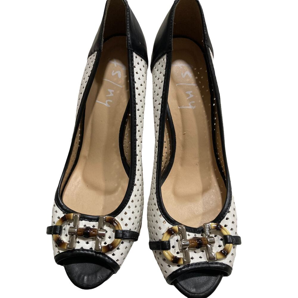 French Sole Heels fs/ny Size 8